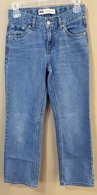 Levis 505 Regular Fit‎ Boys Size 12 Regular 26x27 100% Cotton Medium Wash GC